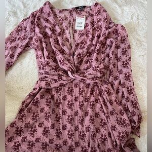 NWT pink floral dress